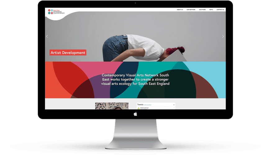 CVAN website desktop mockup