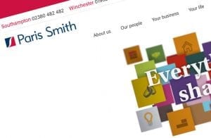 Screenshot of Paris Smith- SEO website